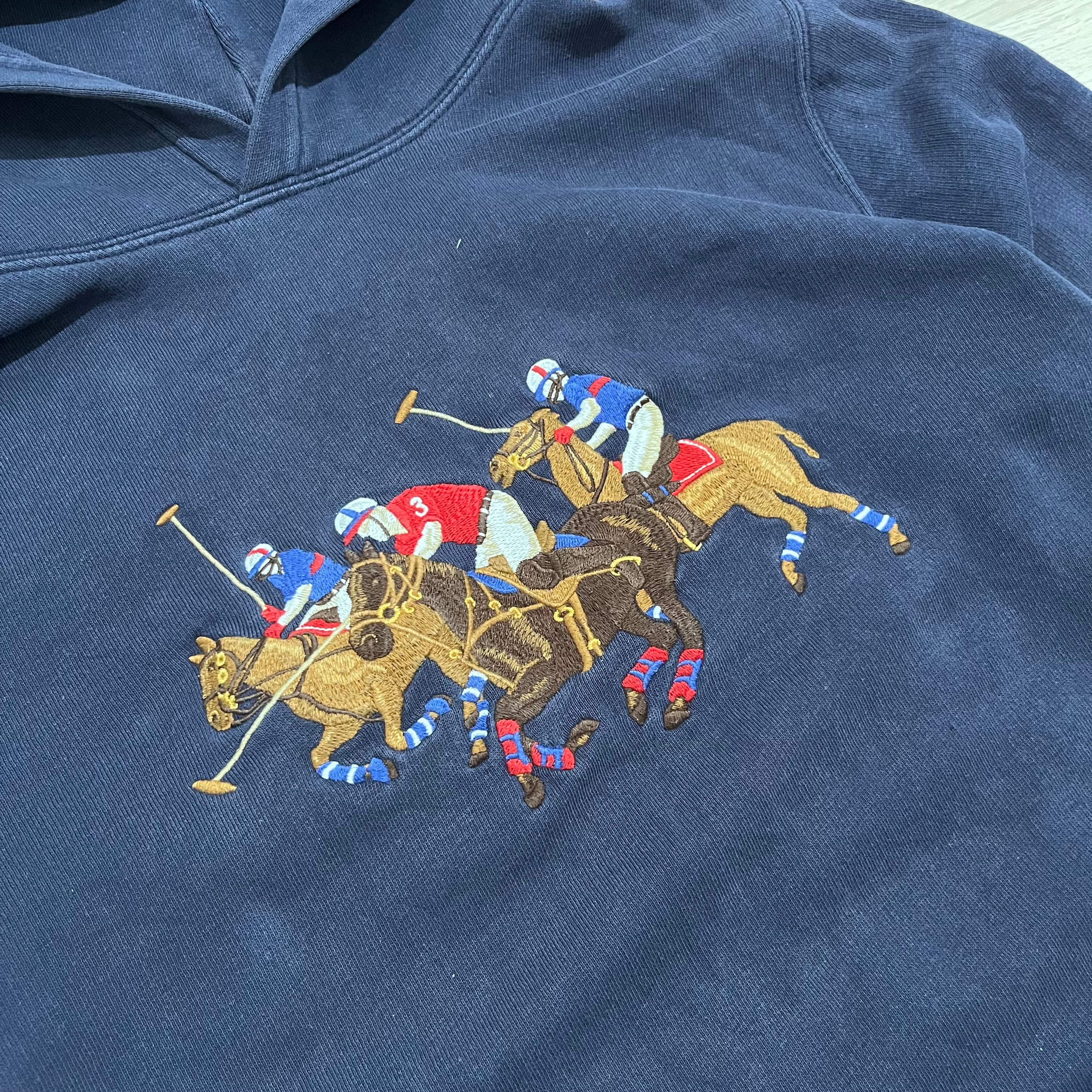 Vintage Ralph Lauren tripple Pony Pullover | S